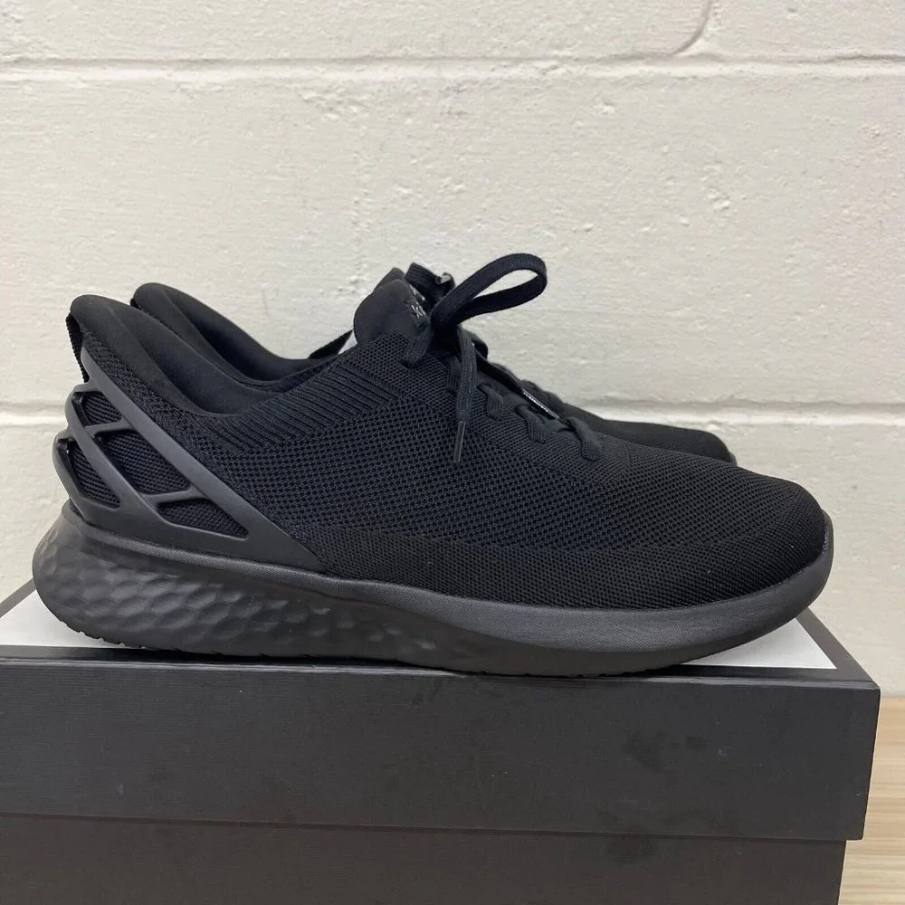Kizik Athens Hands Free Triple Black Running Shoes Sneaker Womens Size 15.5 Wide